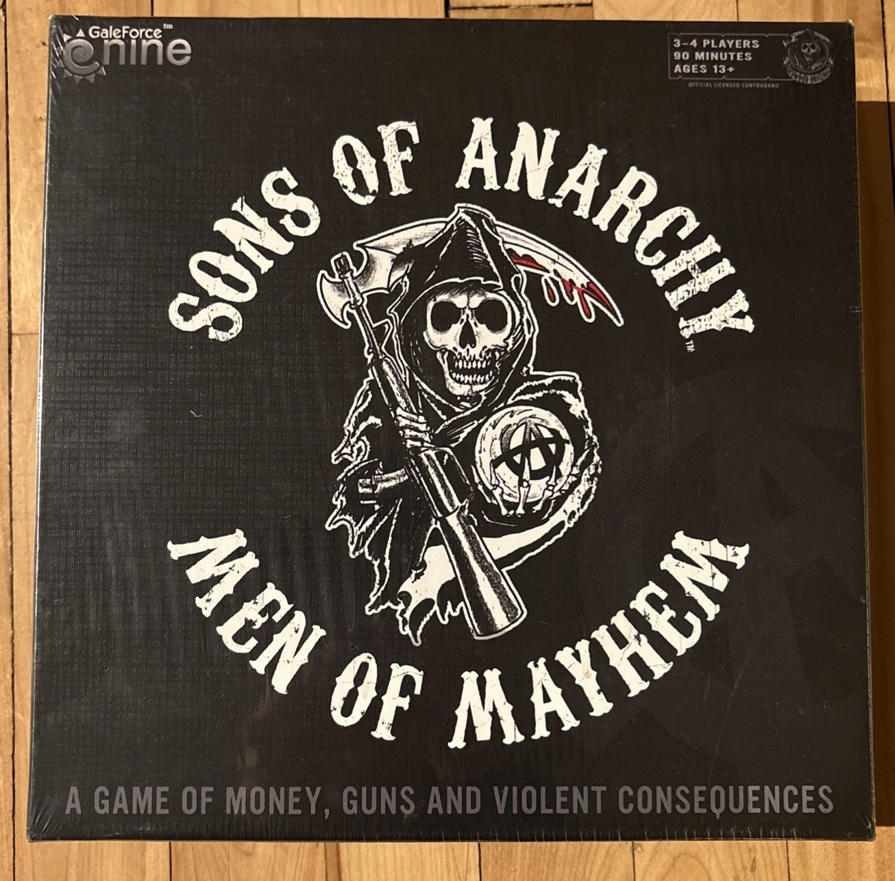 Sons of Anarchy Men of Mayhem Board Game Gale Force Nine. New Sealed. Ages13+