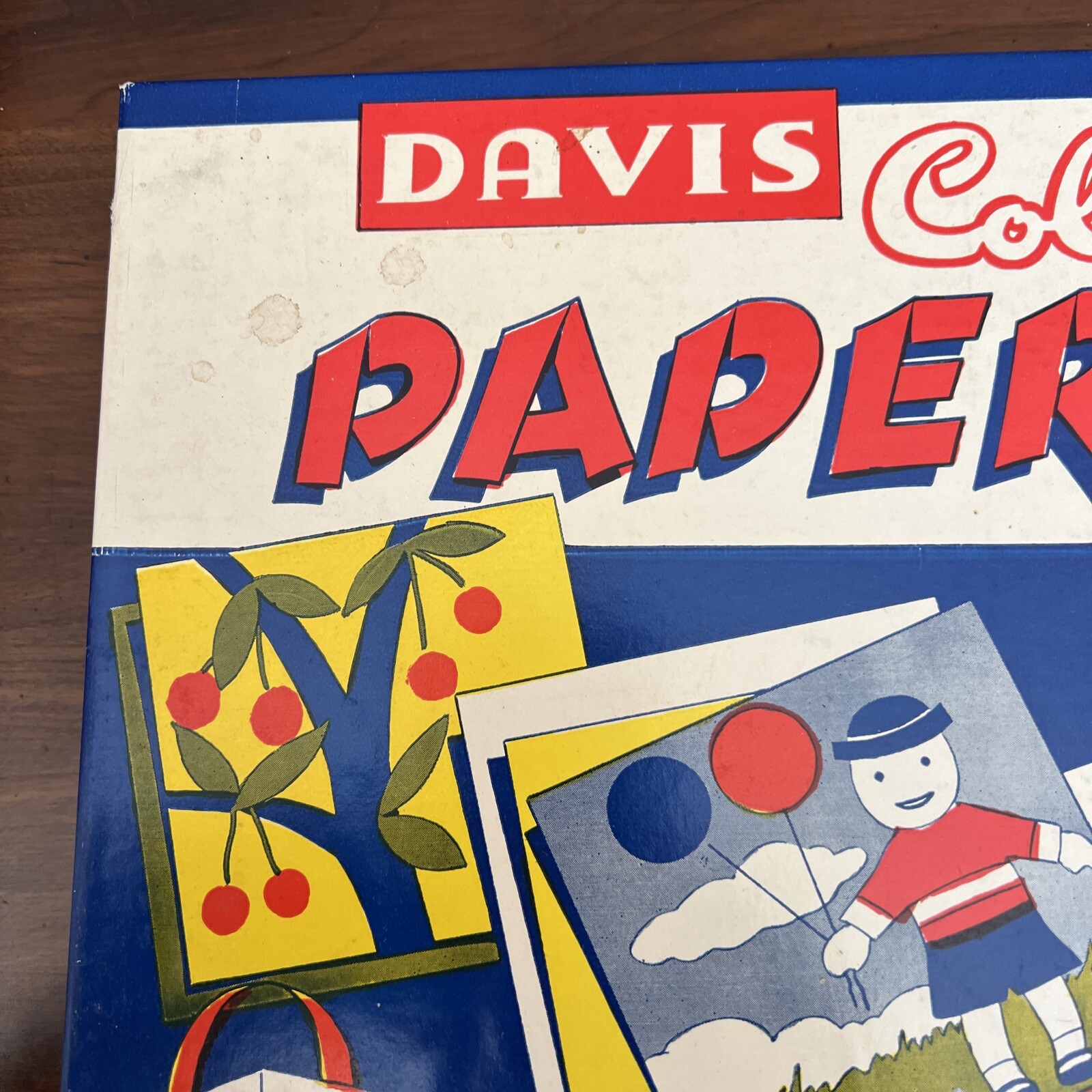 RARE Vintage 1940’s Davis “Colorful Papercraft” Craft Kit – New in Box!
