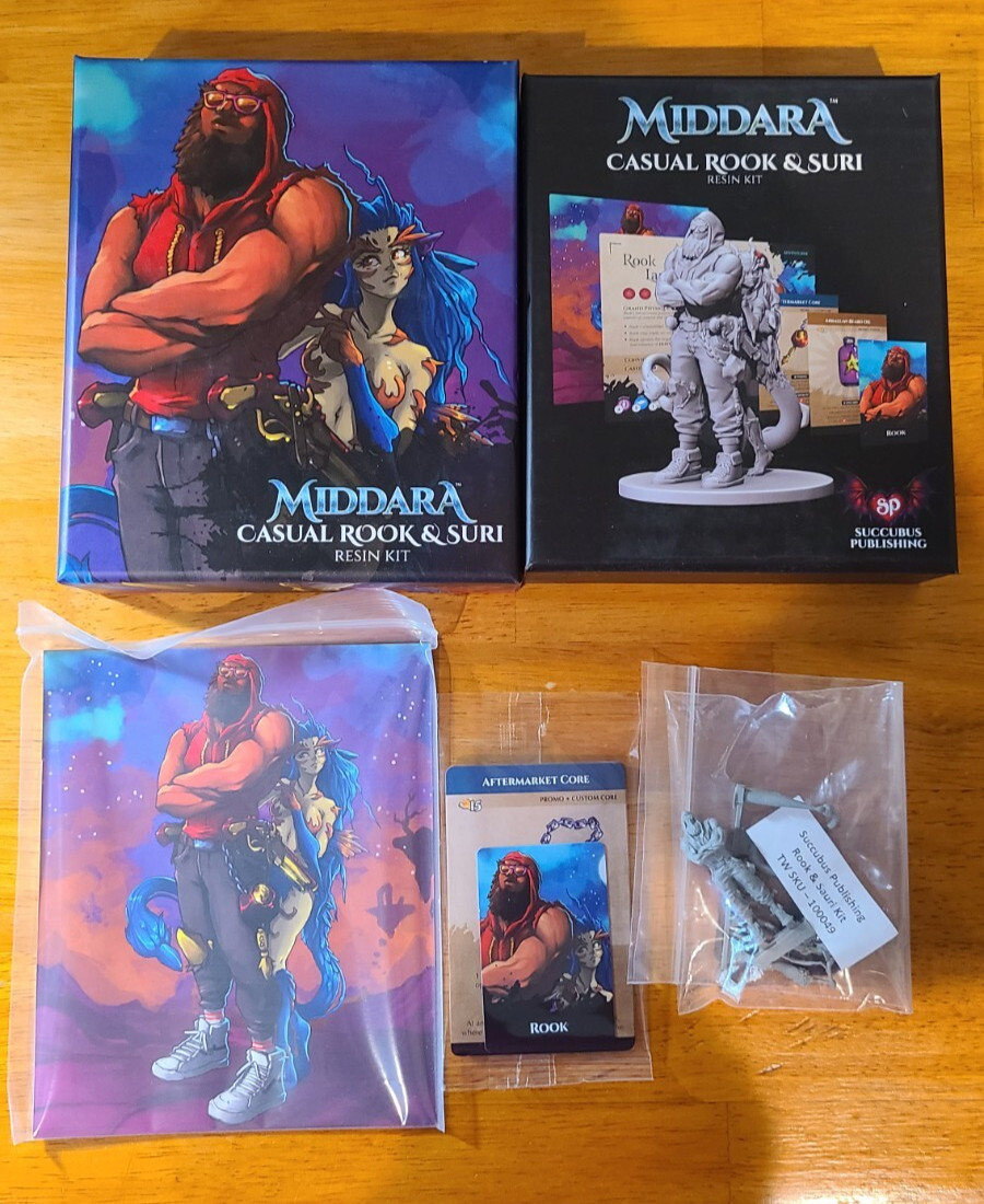 Middara Unintentional Malum Casual Rook & Suri Resin Kit by Succubus Publishing