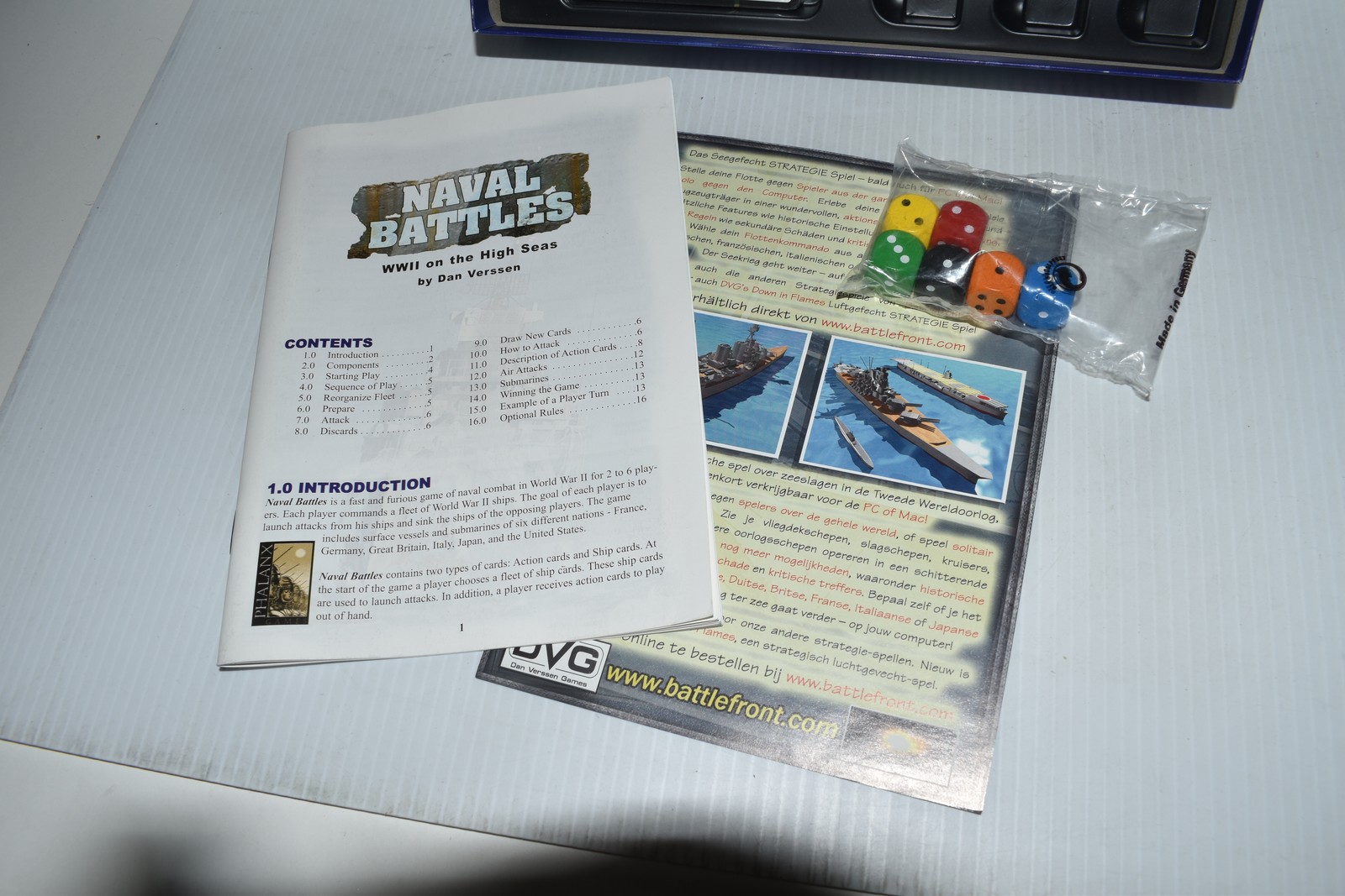 Naval Battles WWII On the High Seas Card Game – Dan Verssen – SEALED (RPB449)