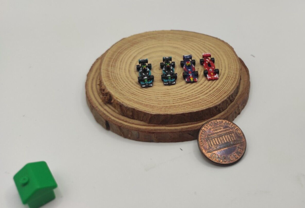 FORMULA D Artisan F 1 TEAMS 2024. 1 3D car Handmade painting. Board Game.