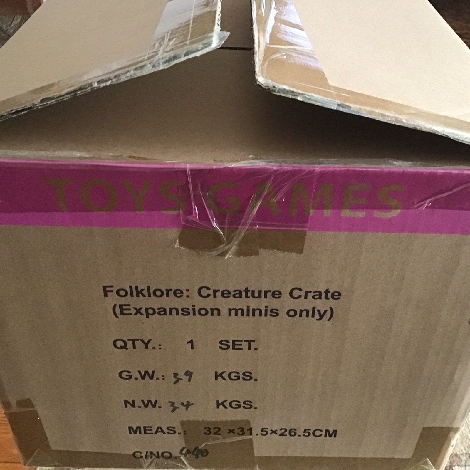 Folklore The Affliction Creature Crate + Miniatures For Fall Of Spire Expansion
