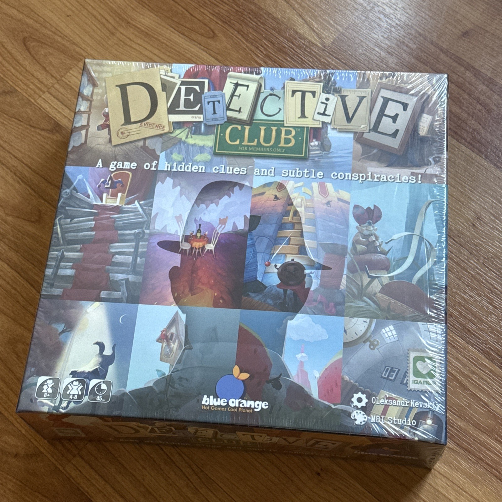 Detective Club Board Game by Blue Orange – 2019 Edition