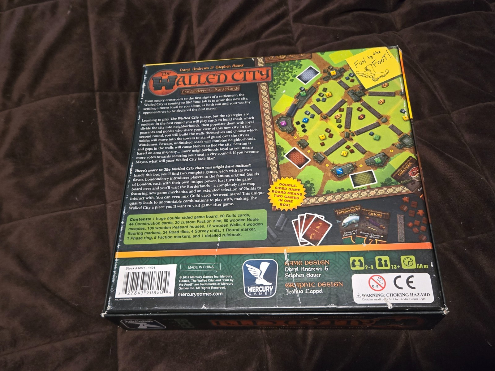 Mercury Games The Walled City-Londonderry & Borderlands-ALL PARTS SEALED