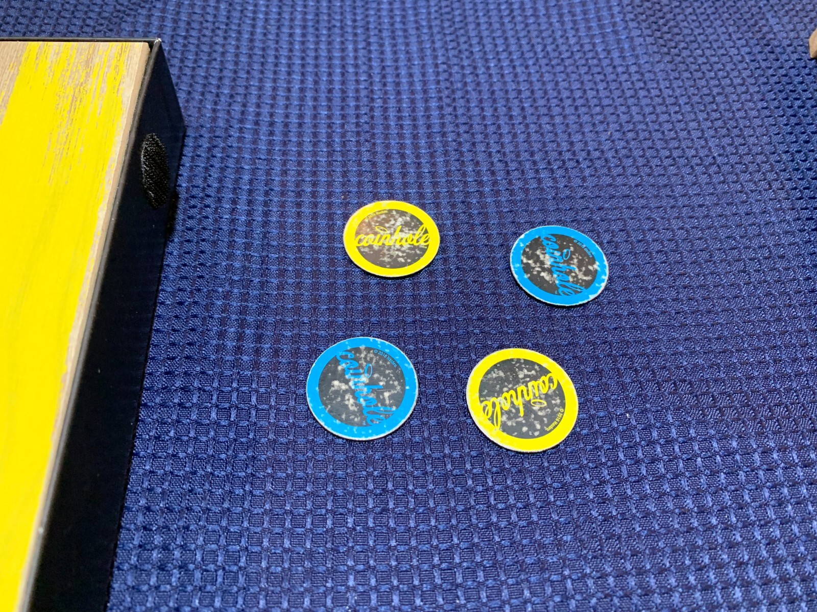 Hasbro Coinhole -The Tabletop Coin-Bouncing Party/Drinking College Game Complete