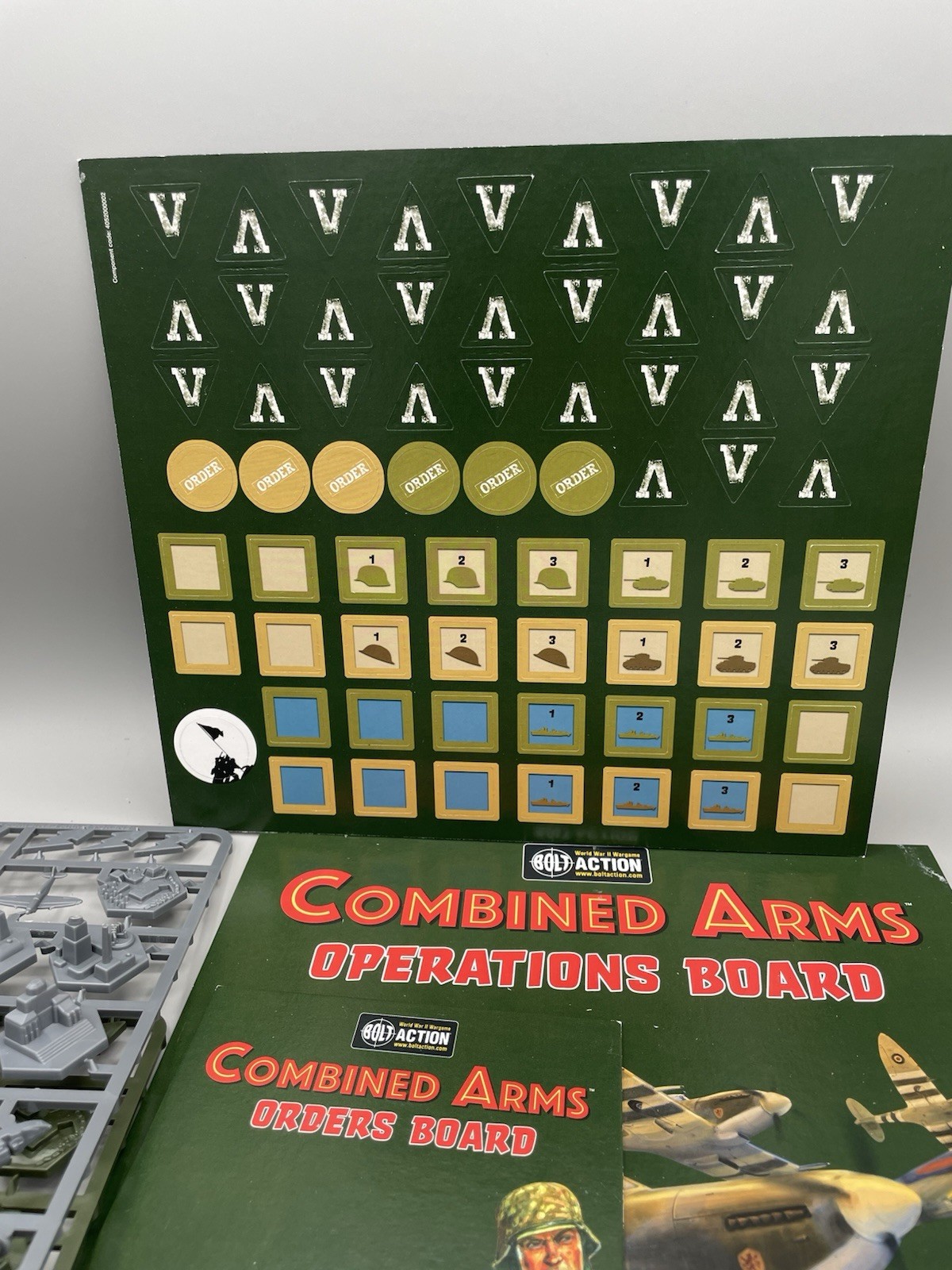 Bolt Action Combined Arms The World War II Campaign Game Board Game incomplete