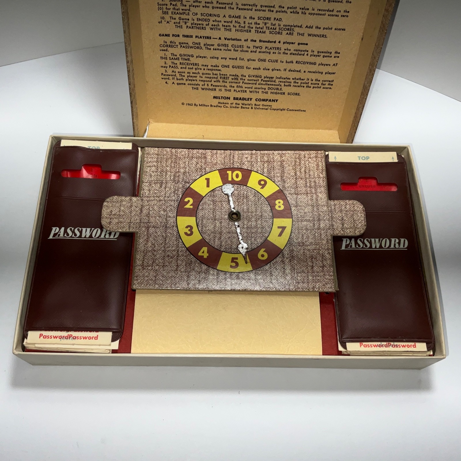 Vintage 1962 Milton Bradley Password Game #4260 COMPLETE Made In USA