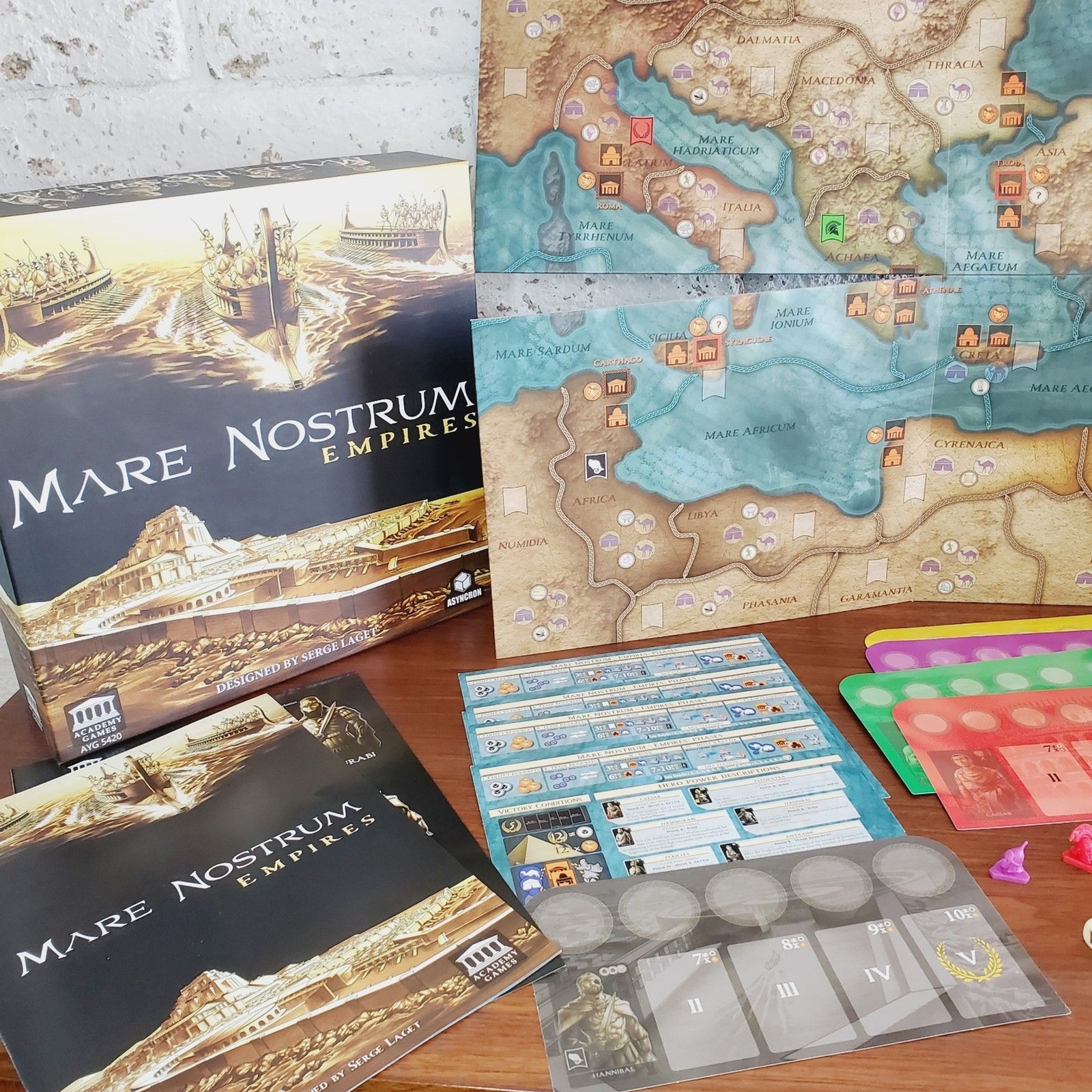 Academy Games Mare Nostrum Empires 2016 Board Game Pre Owned