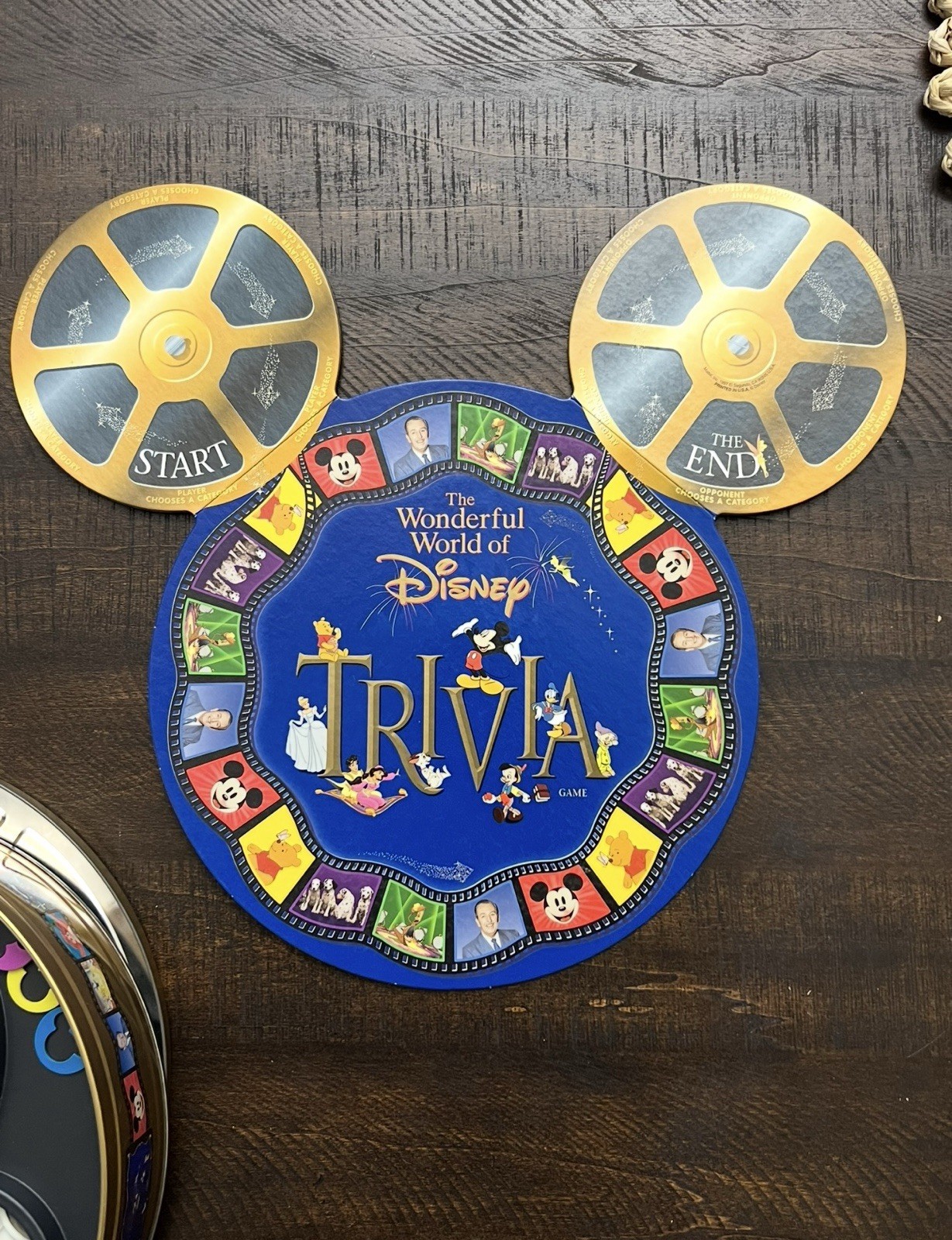 The Wonderful World Of Disney Trivia Board Game Complete