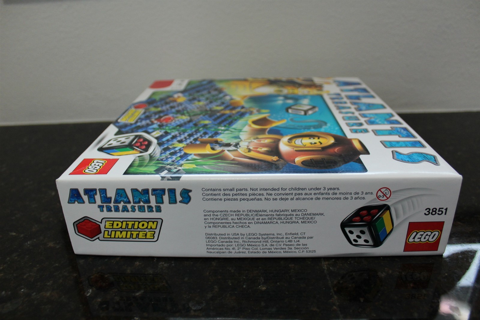 2010 Lego Limited Edition Atlantis Treasure Building Game Set #3851 2-4 Players