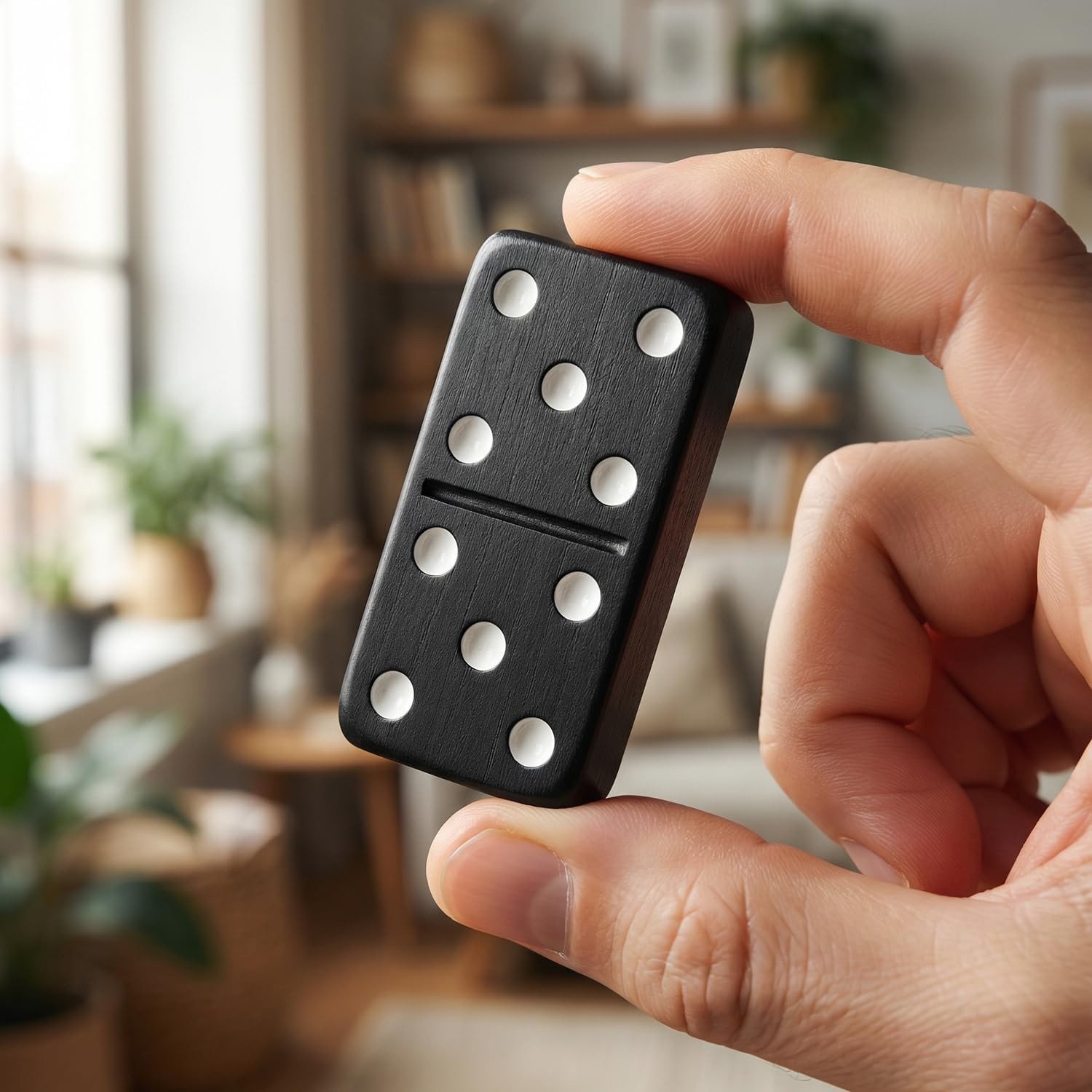 Mini Wooden Dominoes Set for Adults – Double 6 Game in Portable Wooden Case