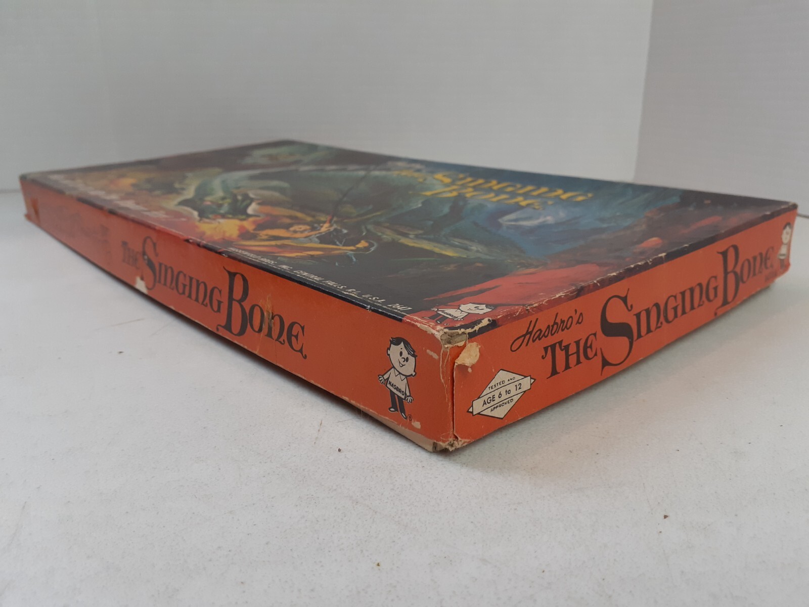 The Singing Bone Dragon Board Game Hassenfeld Hasbro Vintage 1962 Fantasy 125