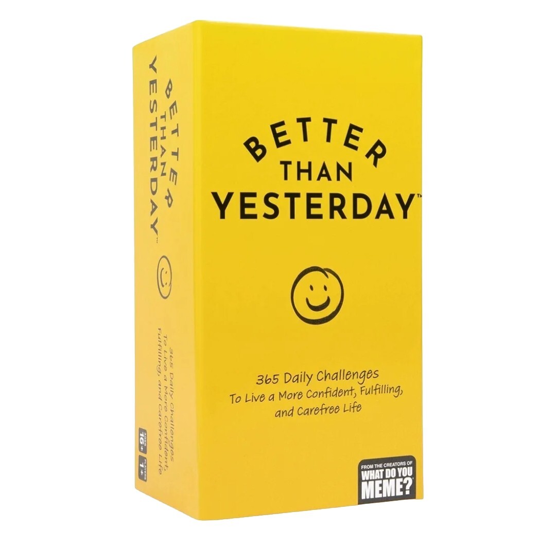 WHAT DO YOU MEME GAMES: Better Than Yesterday Challenge & Puzzle Vision SEALED!