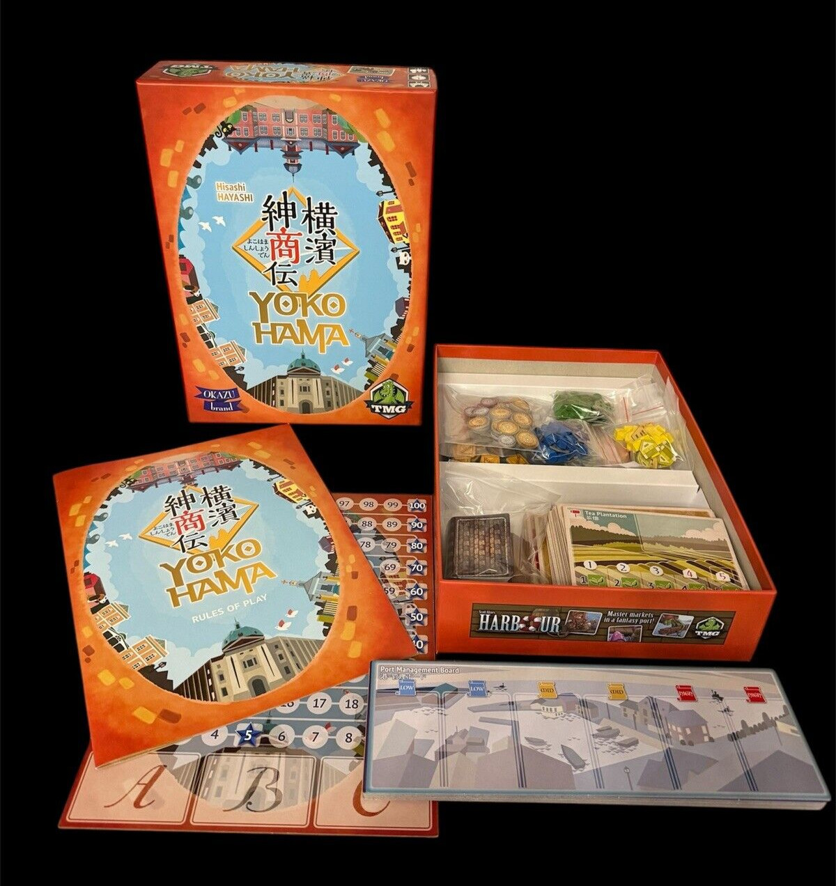 Yoko Hama Board Game Complete Tasty Minstral Games