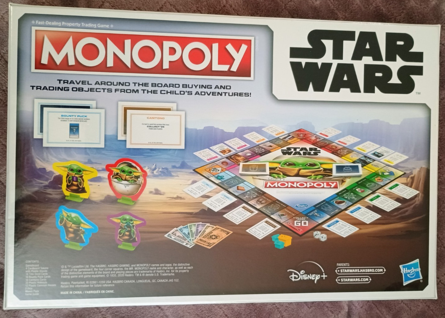 Monopoly Star Wars The Mandalorian Baby Yoda Grogu Board Game Sealed