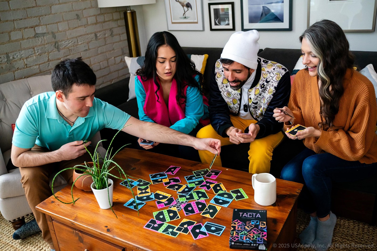 USAopoly Tacta Strategy Card Game – Abstract Tactical Play for Ages 7+