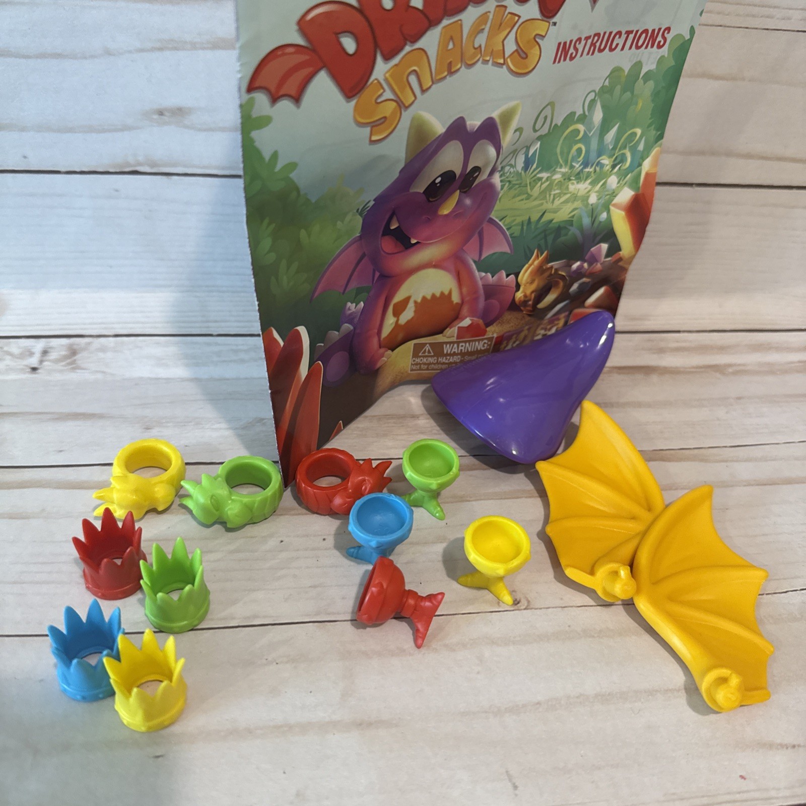 Dragon Snacks Game 2019 Replacement Parts Pictured Missing One Blue Ring