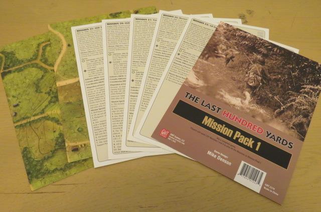 GMT Games – The Last Hundred Yards – Mission Pack 1 (UNPUNCHED) NM