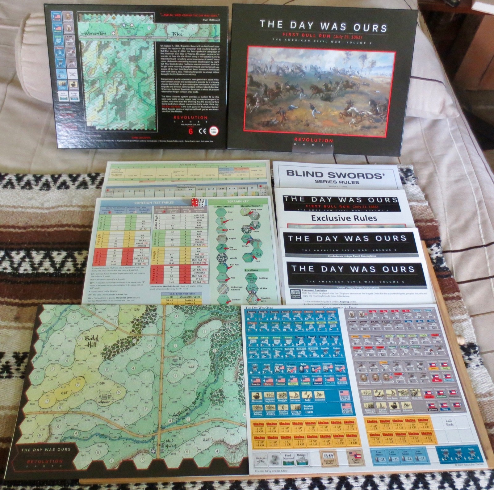 The Day Was Ours: First Bull Run July 21, 1861 Revolution Games 2021 unpunched