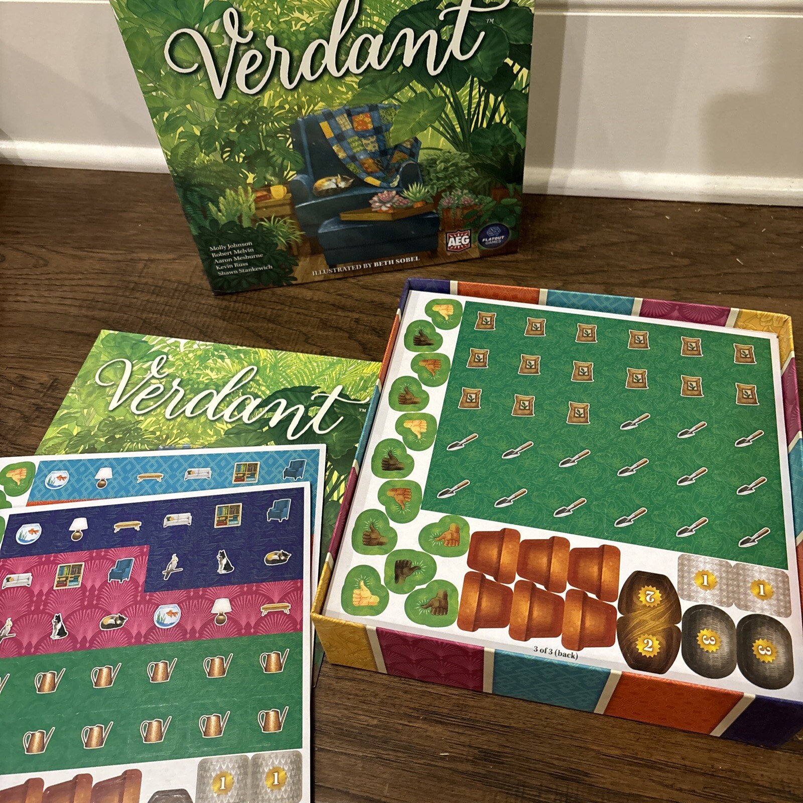 AEG Boardgame Verdant Box SW – Missing Large Verdant Tokens