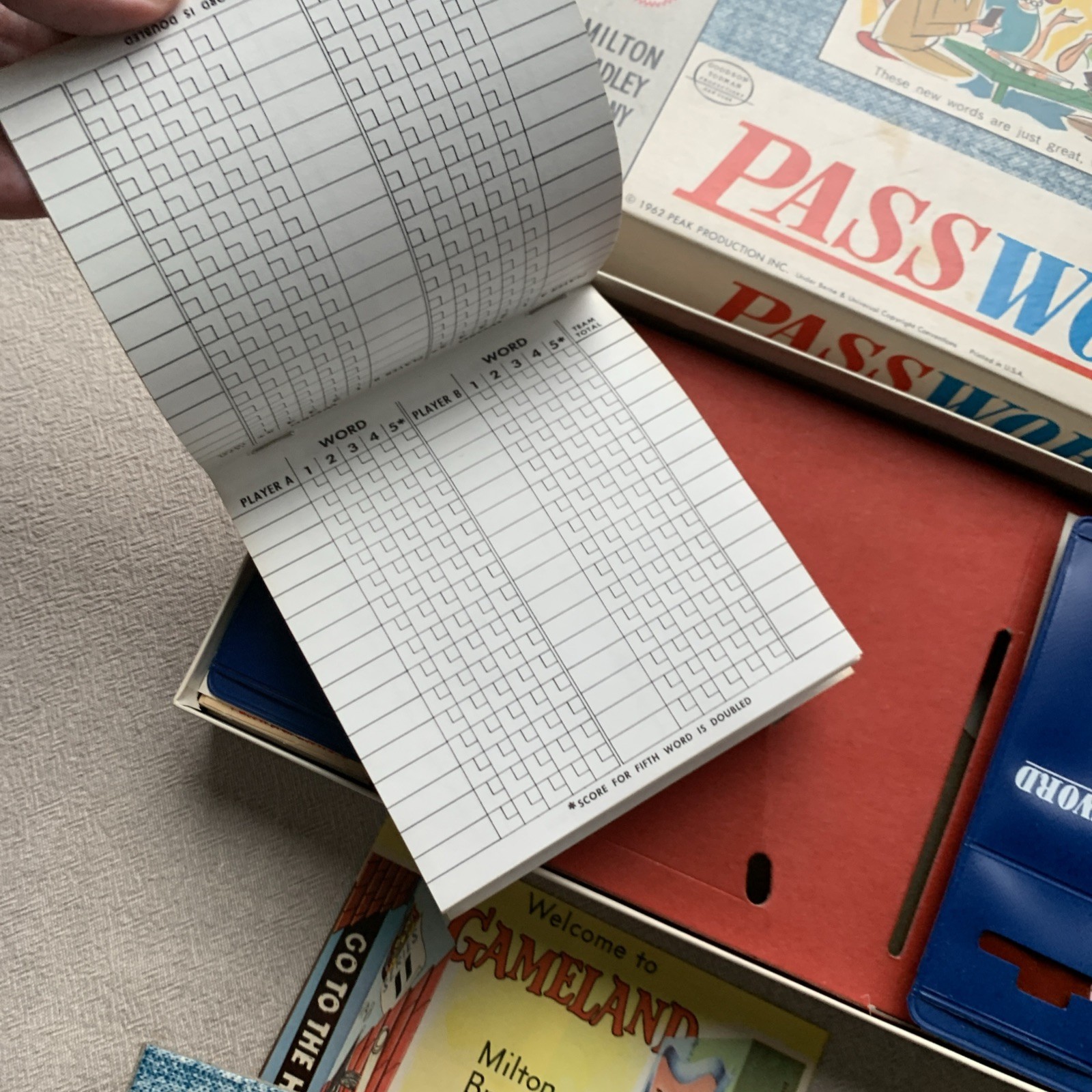 Vintage 1962 Milton Bradley Password Game #4260 Volume 2 Complete