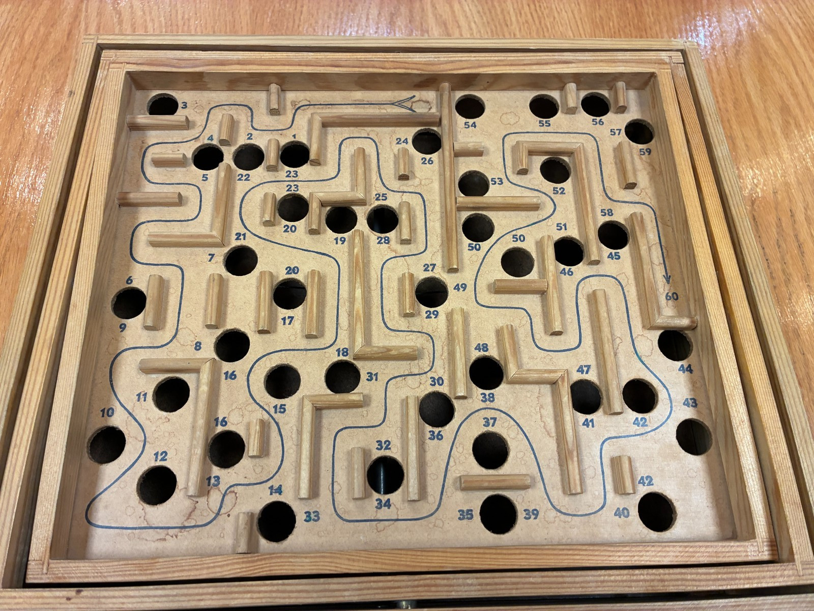 Vintage Brio Labyrinth Labyrintspel Game Maze (1970s), Repaired, Tested [READ]