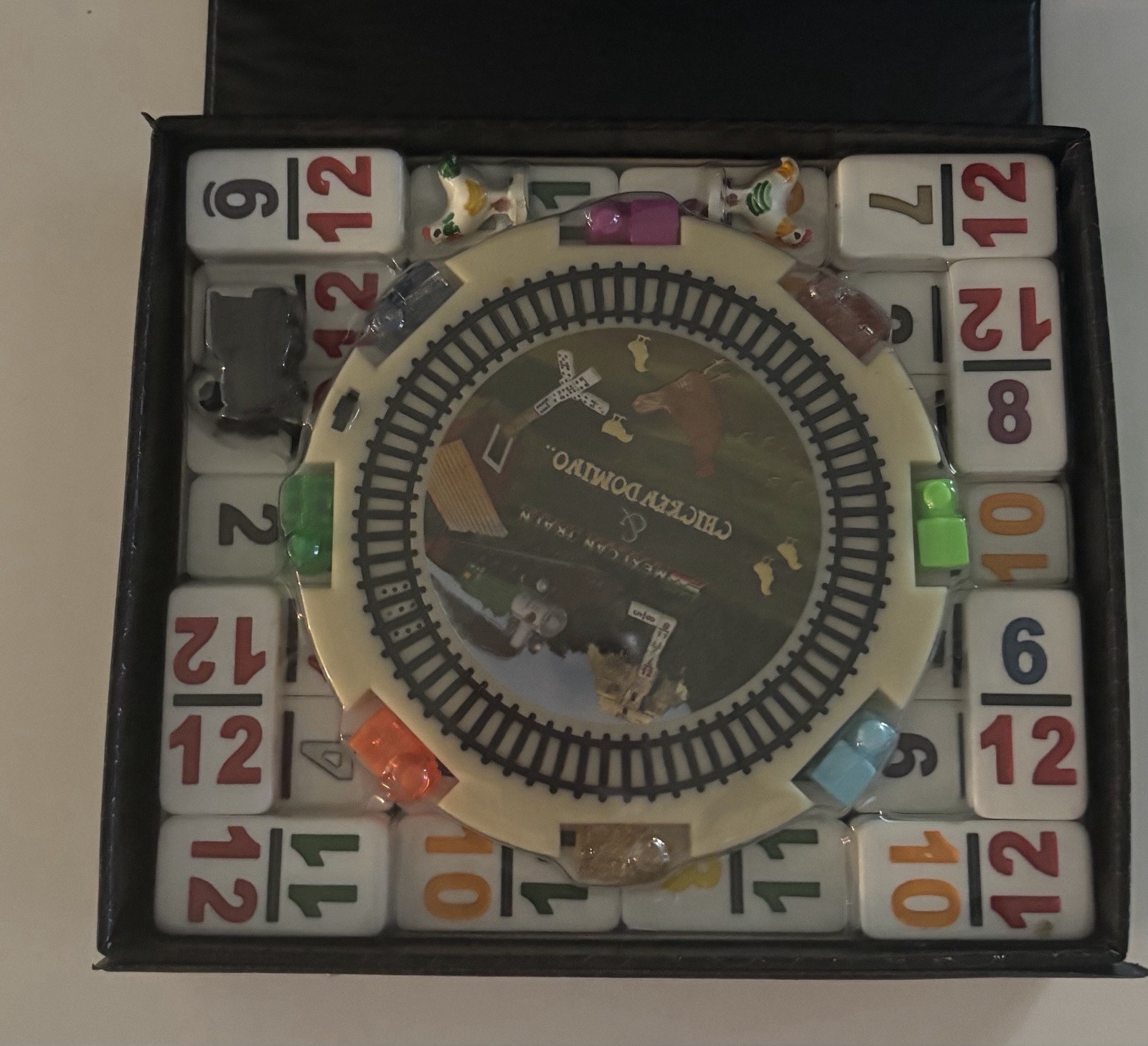 CHH Professional Mexican Train And Chicken Dominoes Game