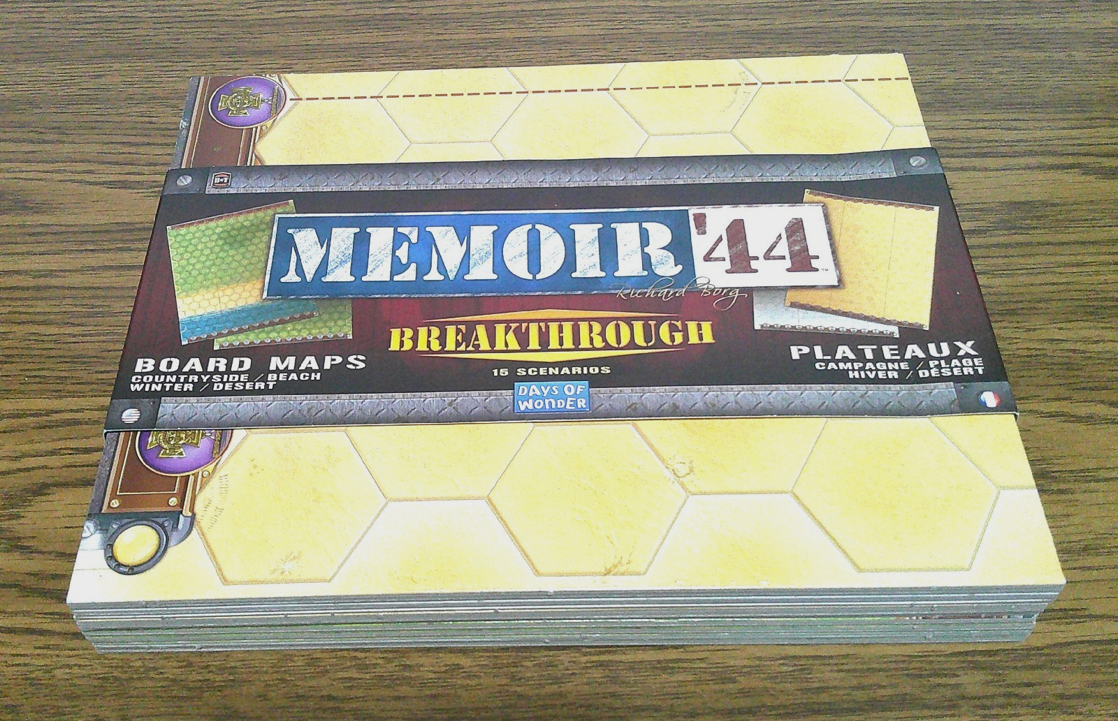 Memoir’44 Breakthrough Board Maps Countryside-Beach-Winter-Desert 2010