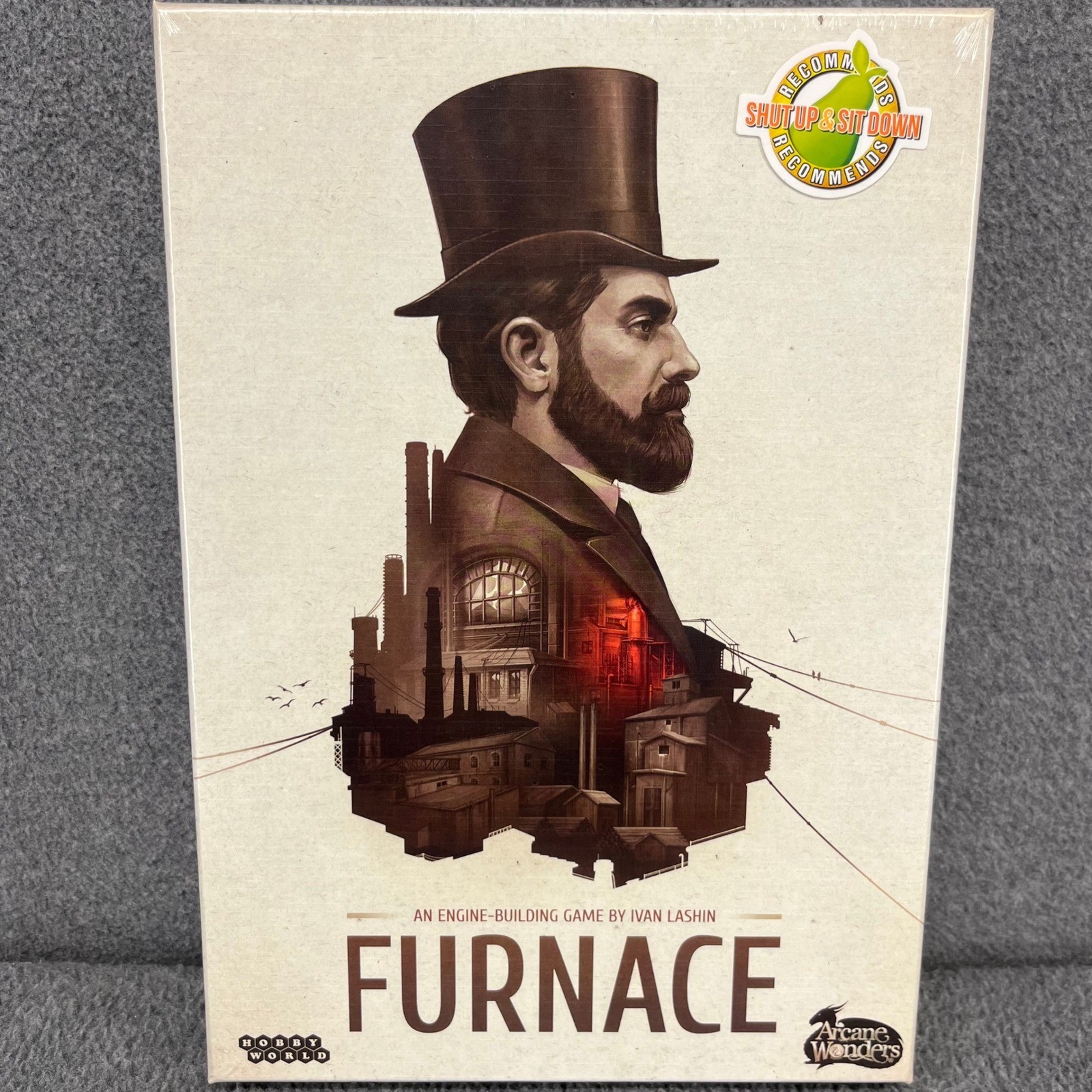 Arcane Wonders Furnace Board Game & Interbellum Expansion New Sealed Industrial