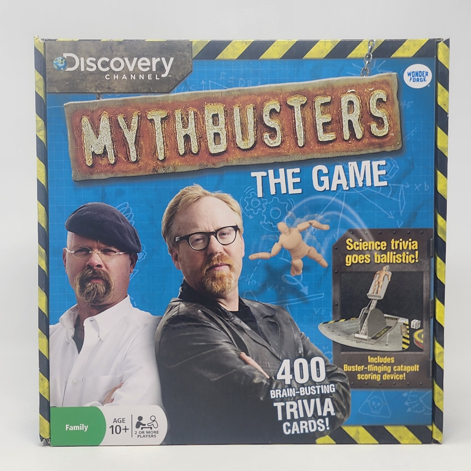 Mythbusters The Game Discovery Channel 2012 Wonder Forge Complete Pre-owned