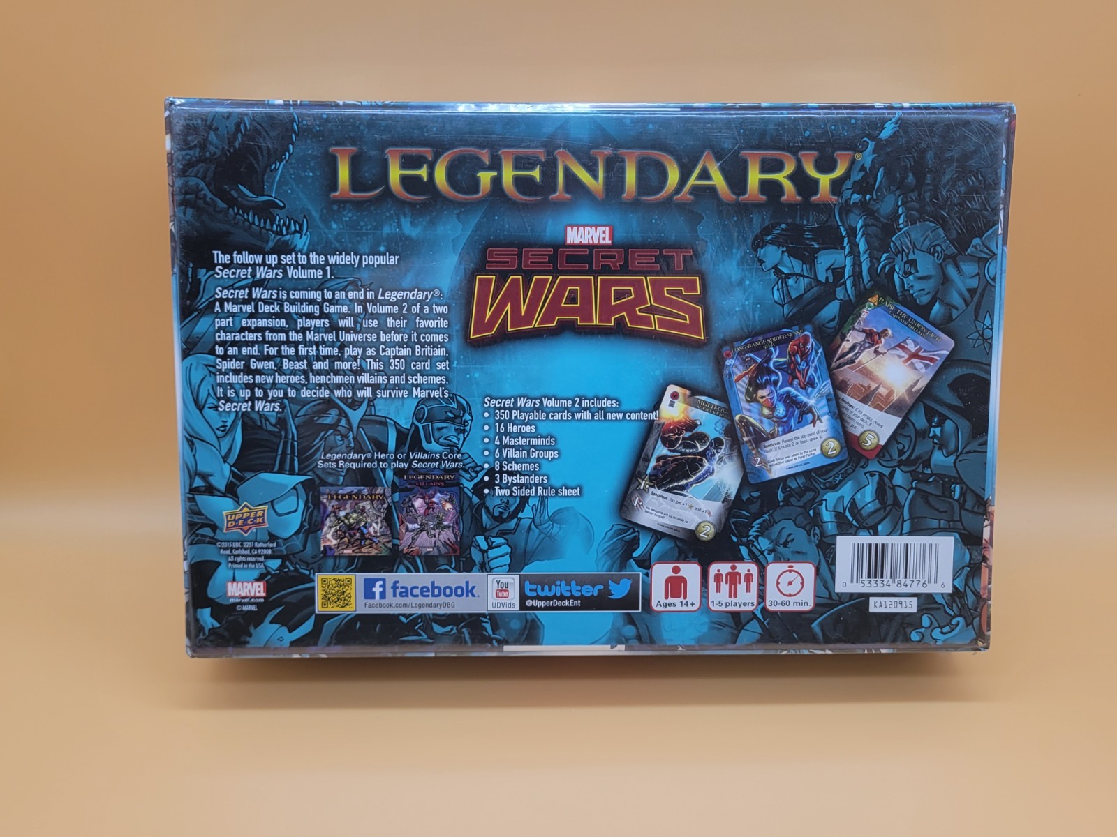Legendary A Marvel Deck Building Game – Secret Wars Volume 2 NEW SEALED