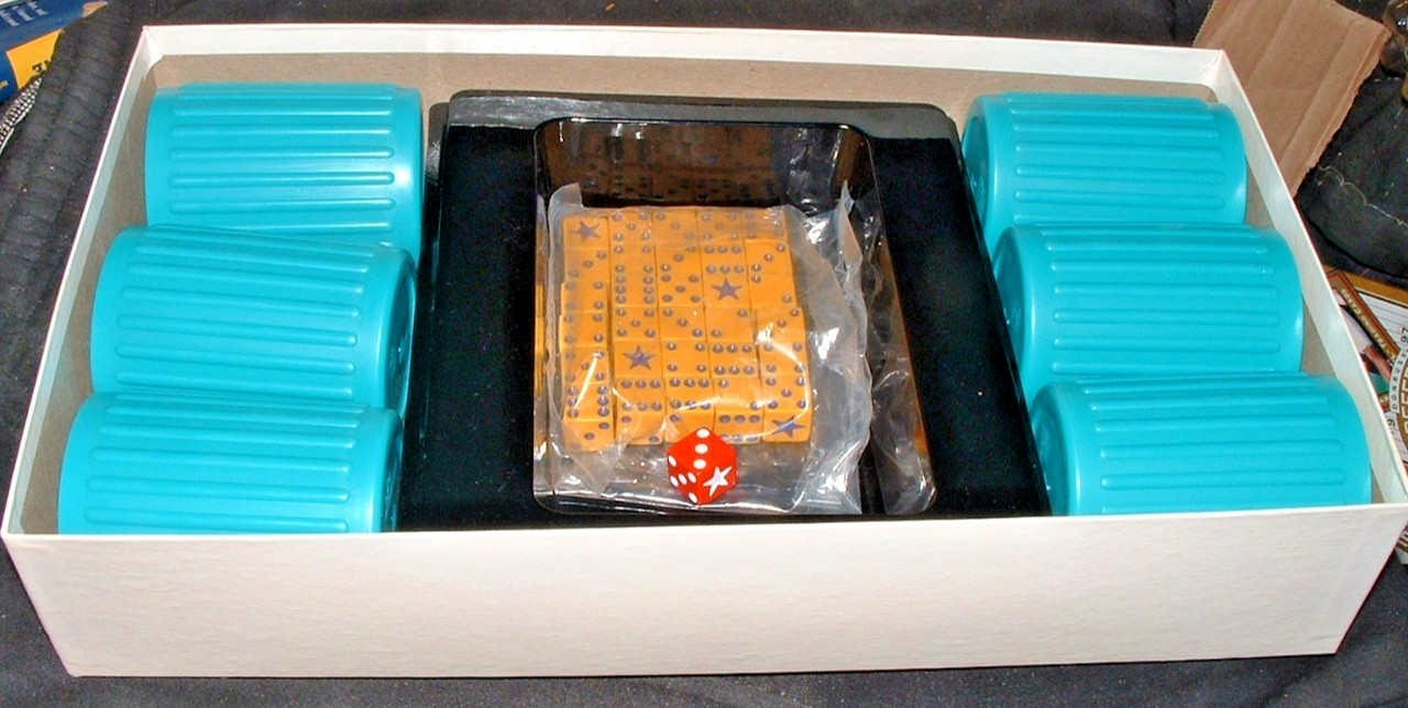 Vintage Milton Bradley Original Liar’s Dice Board 1987 Game – Complete Set