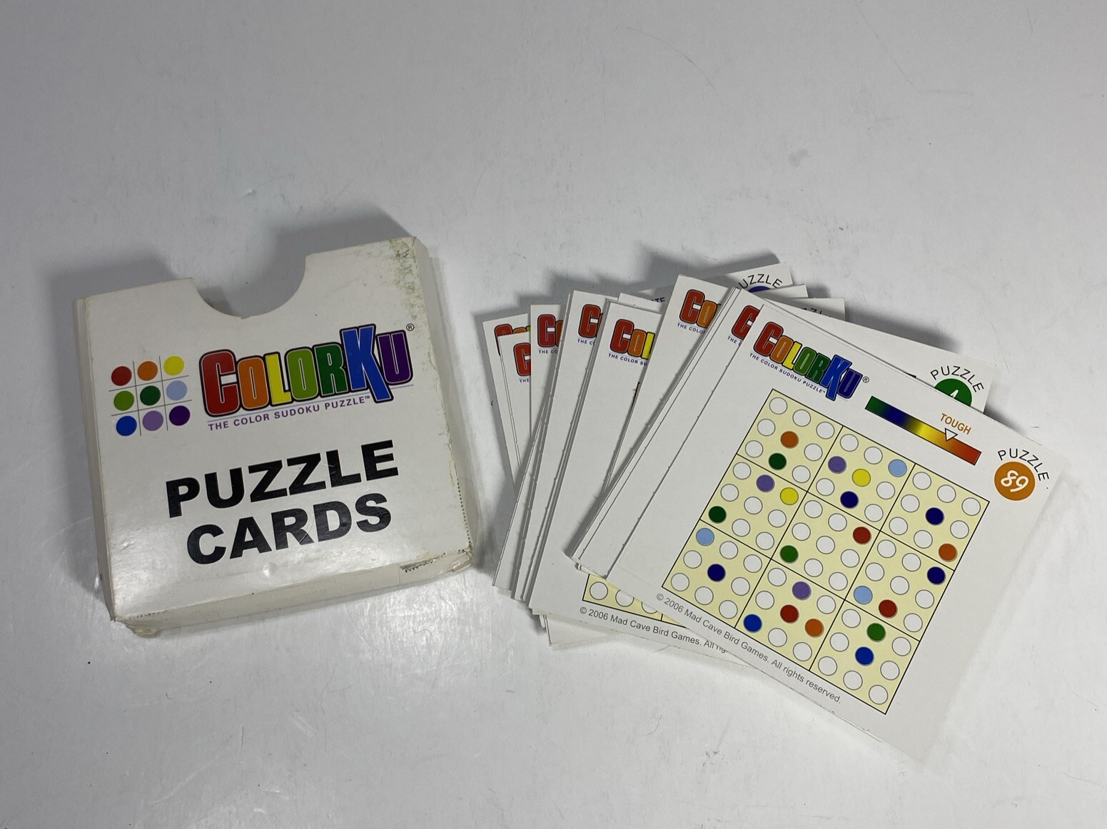 Colorku Game SUDOKU COMPLETE Mad Cave Bird 2006 Wood Wooden Board Colors