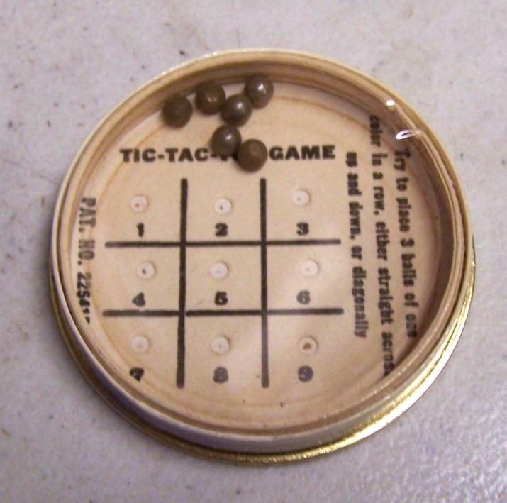 Vintage 1940’s IBM Tic Tac Toe Dexterity Game Quarter Century Club Day Endicott