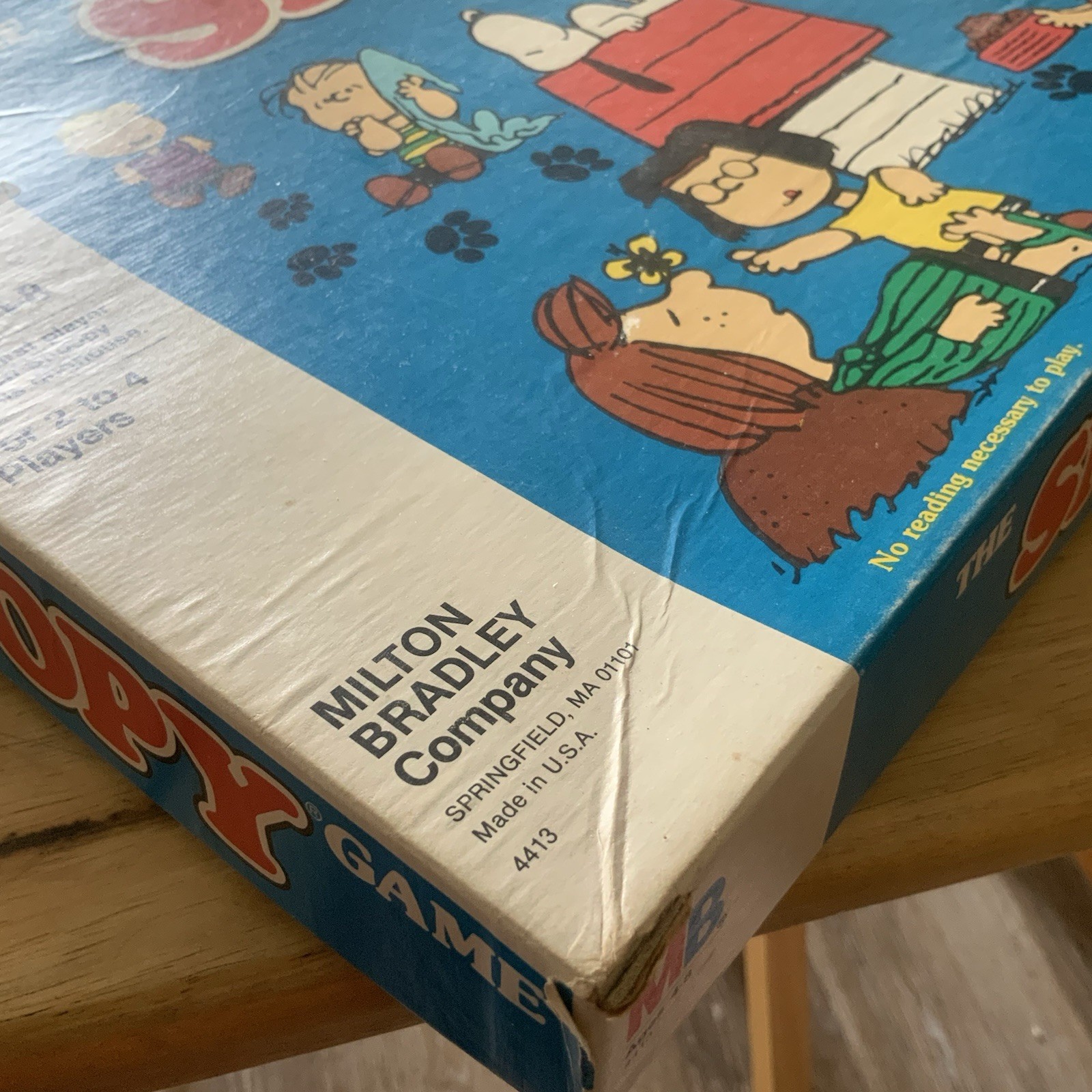 Vintage 1971 Milton Bradley The Snoopy Game Peanuts Board Game 4413 Complete