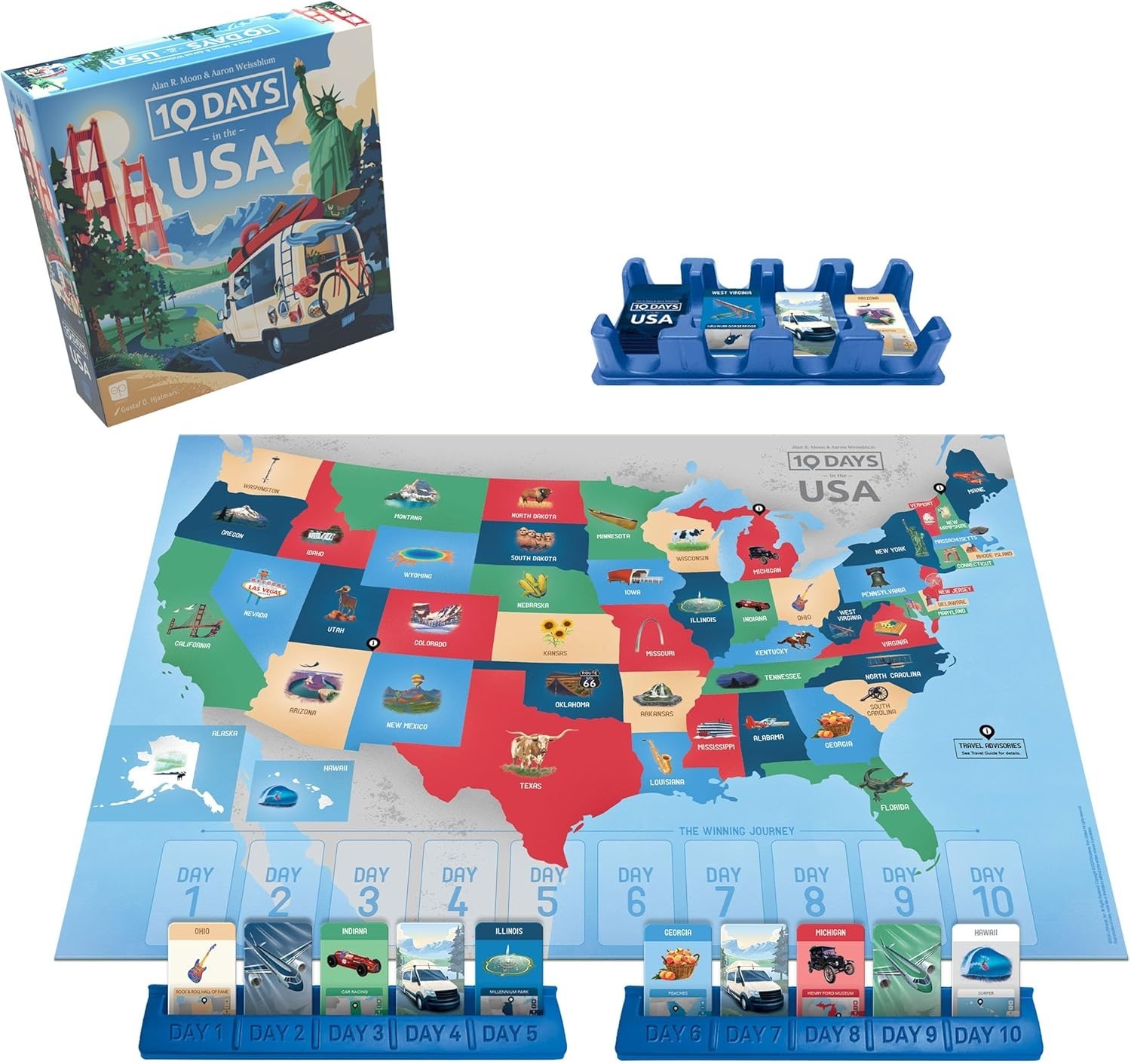 10 Days in the USA By Op Games Educational USA Travel Strategy