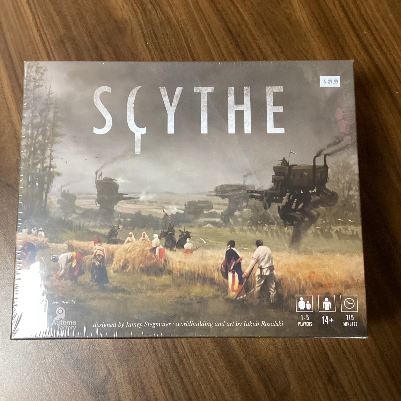 Stonemaier Games Scythe Board Game 1-5 Players 14+ 115 Min