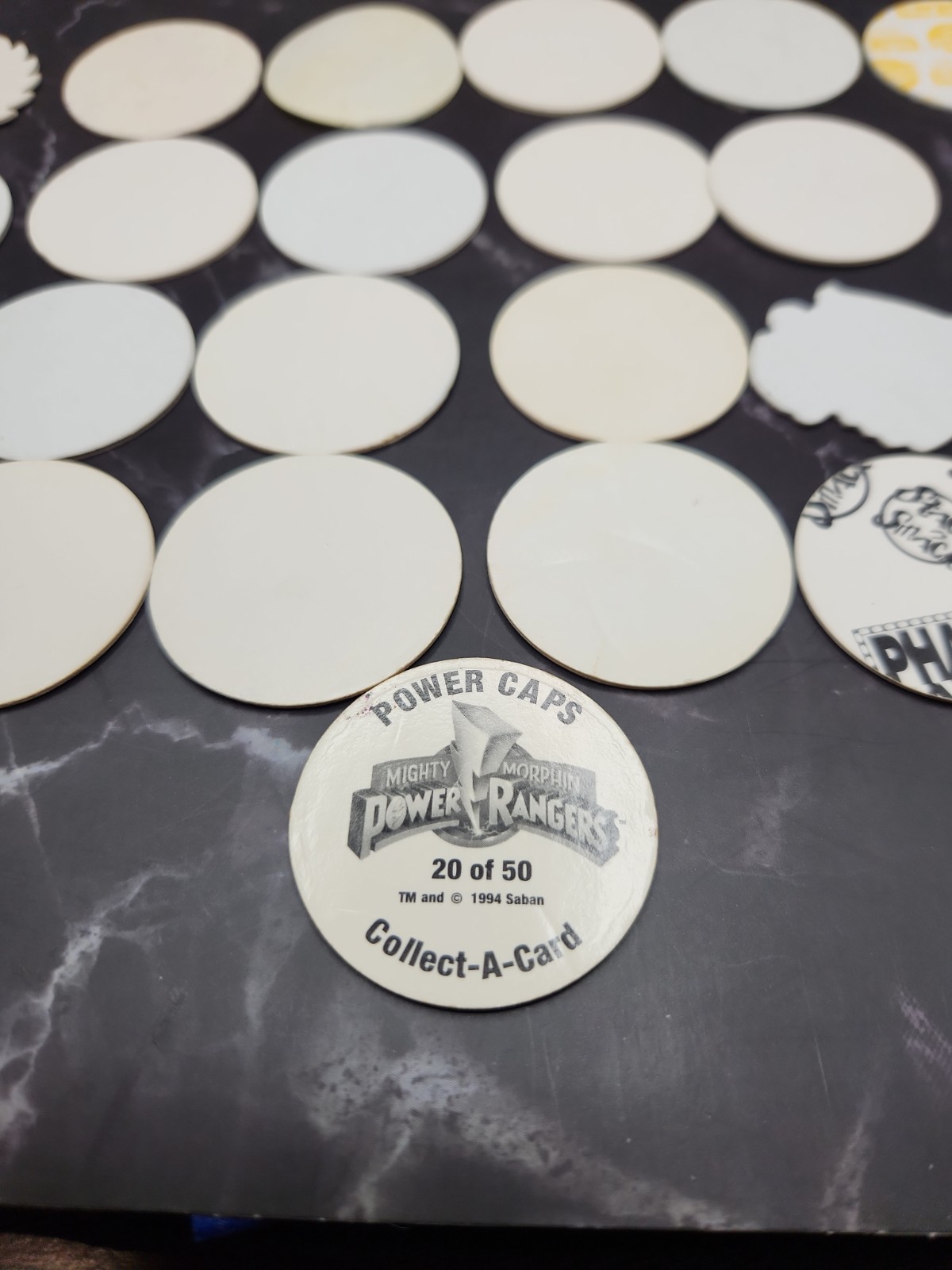 Vintage 90s Misc. Pogs Lot, WPF, Phat, Skycaps, Sawblade