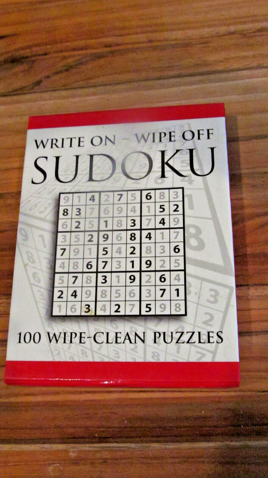 *SUDOKU: WRITE ON – WIPE OFF~ 100 WIPE CLEAN CARDS