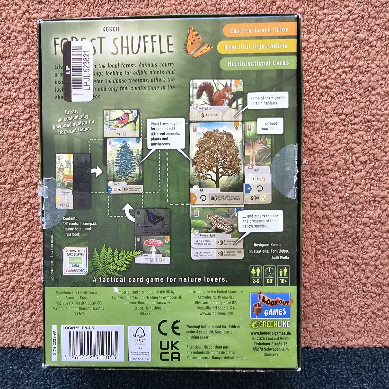 Kosch Forest Shuffle Card Game New Lookout Board Games ɓ4b