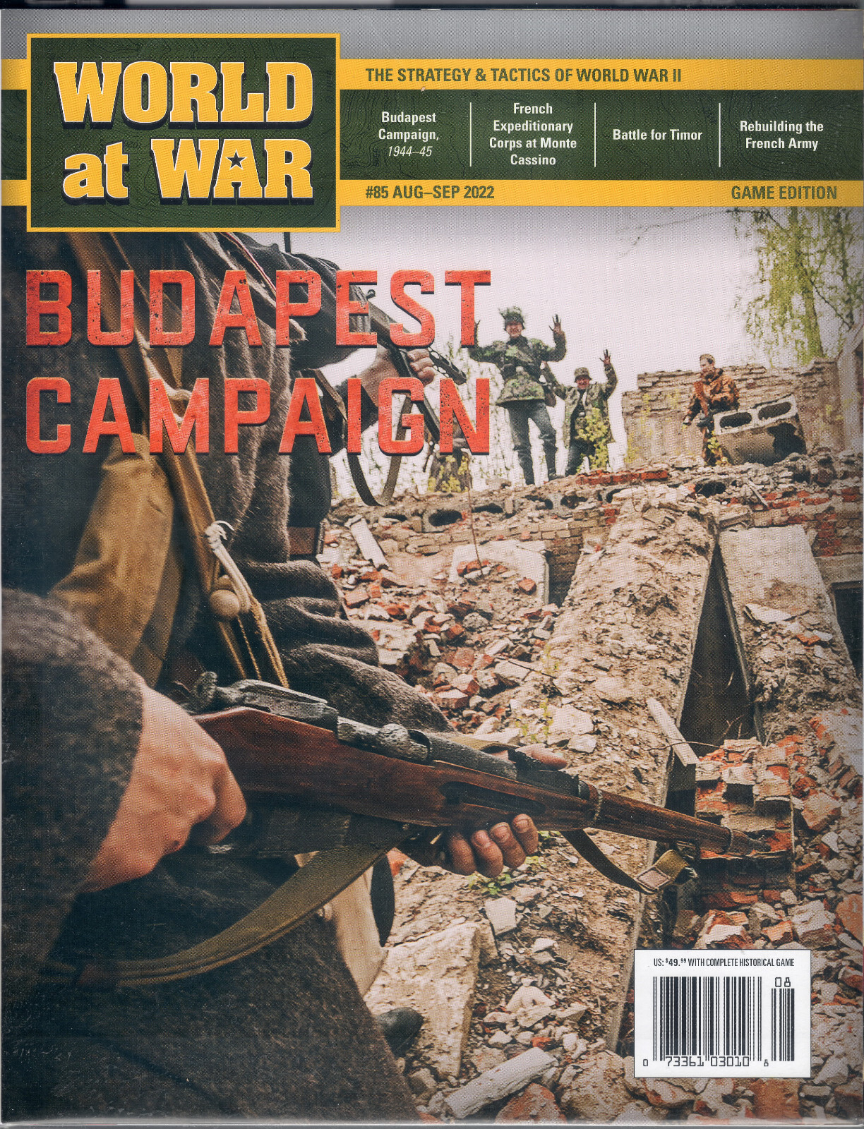 Decision Games: World at War Magazine #85 – Budapest Campaign Aug-Sep 2022