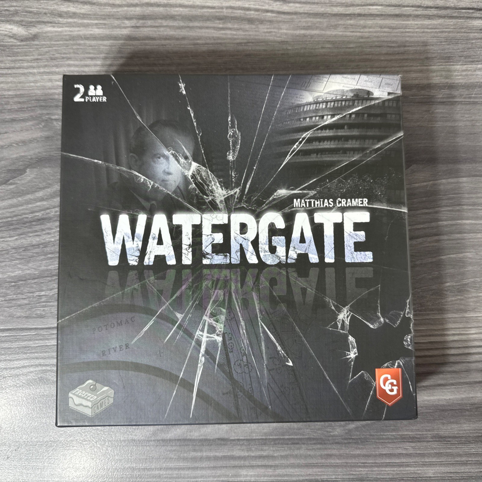 Watergate Board Game By Matthias Cramer 100% Complete Richard Nixon Scandal