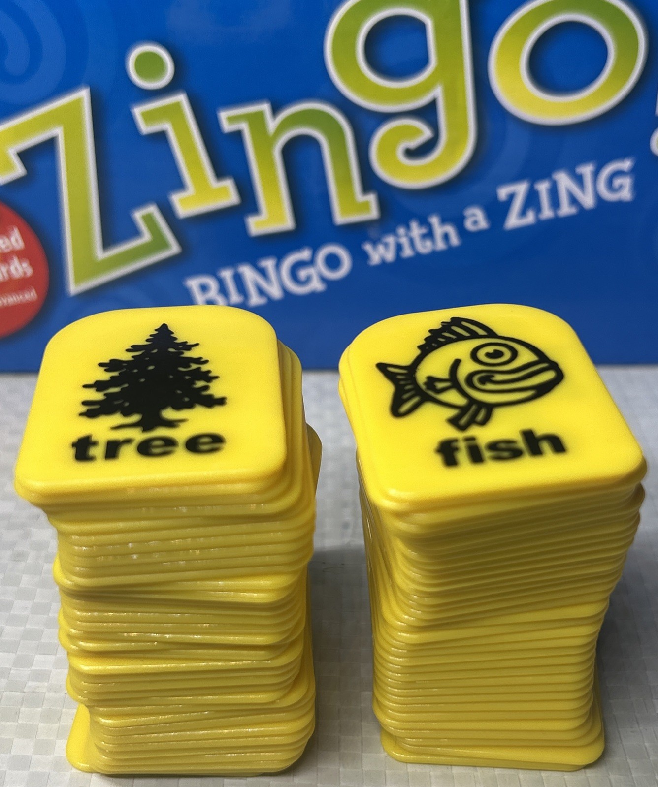 Zingo 72 Picture Tiles Complete Set Replacement ThinkFun