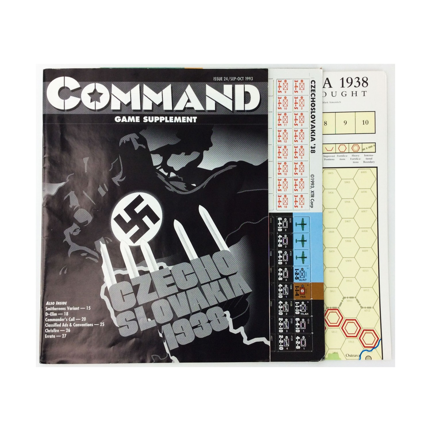 XTR Command Magazine Game Only Czechoslovakia 1938 Bag VG
