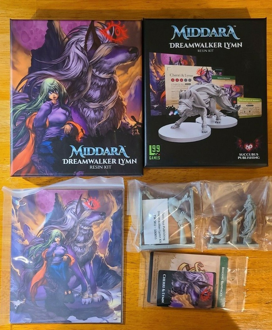 Middara Unintentional Malum Dreamwalker Lymn Resin Kit by Succubus Publishing