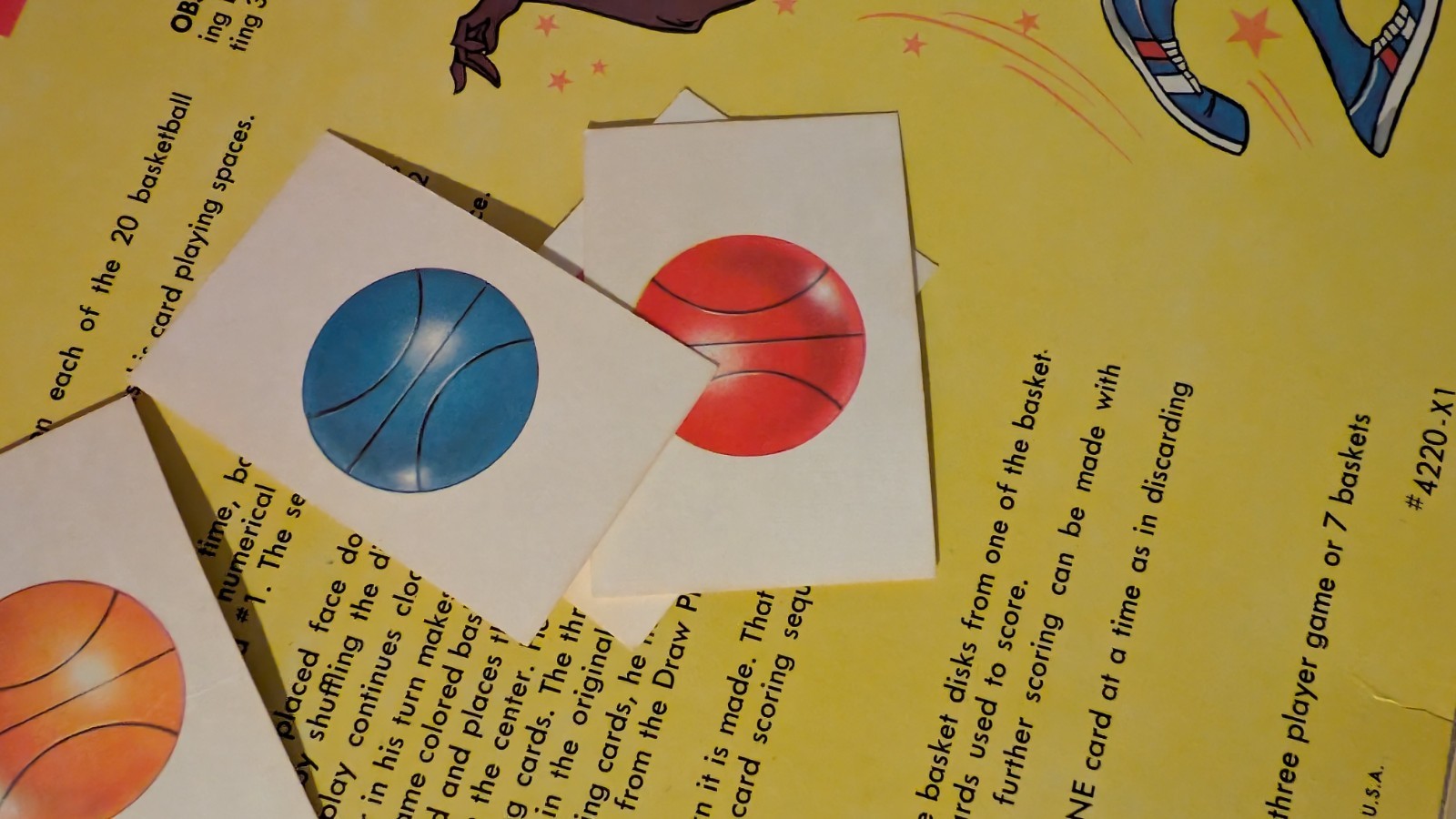 1971 Harlem Globetrotters Game Milton Bradley complete Very Good