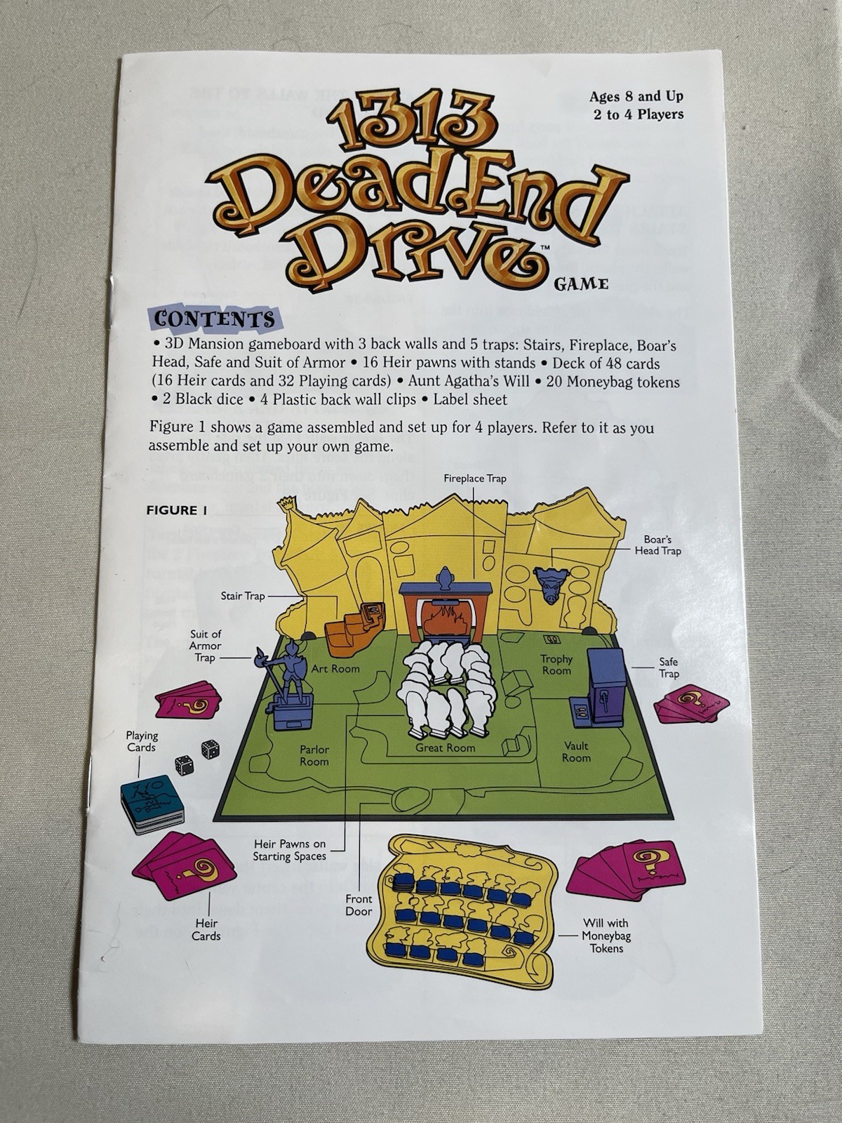 1313 Dead End Drive the Game of Relative Danger 8years & Up Used See Description