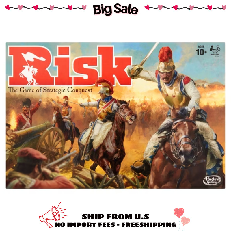 Risk Strategy Board Game for Family & Adults Ages 10+