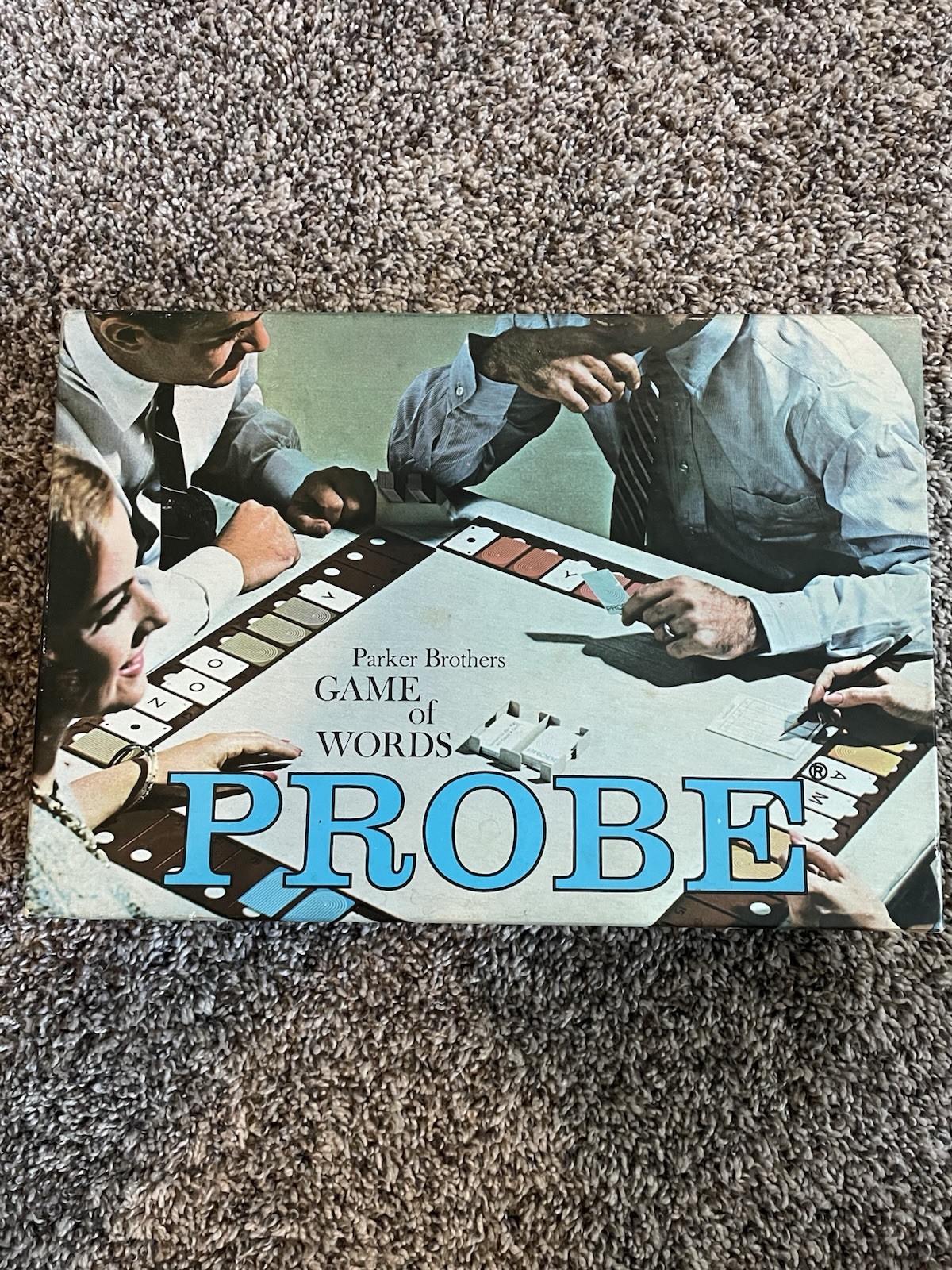 PROBE Parker Brothers Board Game Of Words Vintage 1964 Complete W/instructions