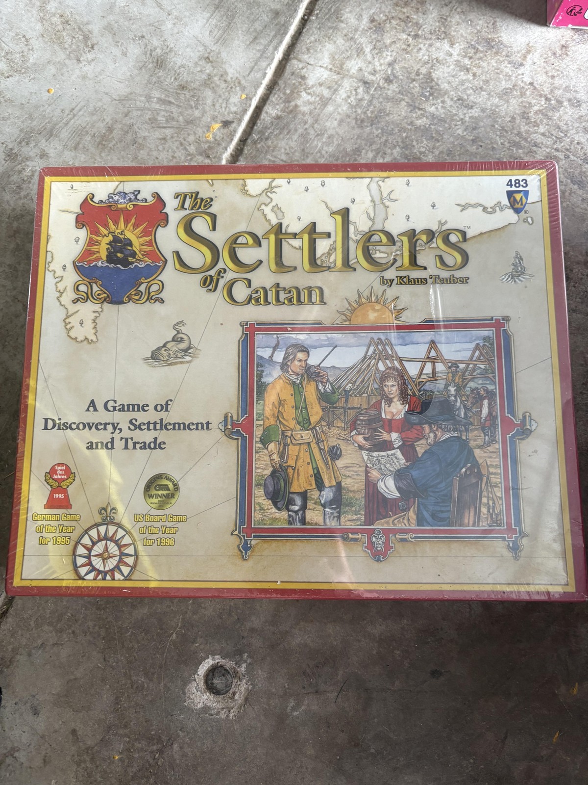 Mayfair Games The Settlers Of Catan Vintage Board Game 483 Sealed Complete